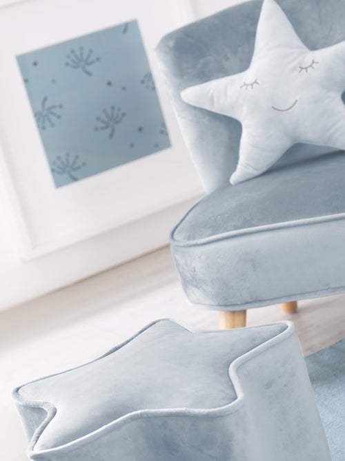 Set fauteuil + poef + sterrenkussen 'Lil Sofa' ROBA - Kiabi Set fauteuil + poef + sterrenkussen 'Lil Sofa' ROBA - Kiabi