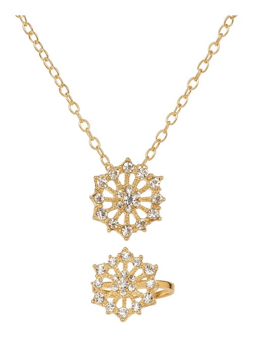 Set ketting en ring met strass sneeuwvlok | great pretenders - Kiabi