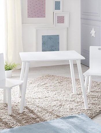 Set kindertafel en 2 stoelen van hout - ROBA