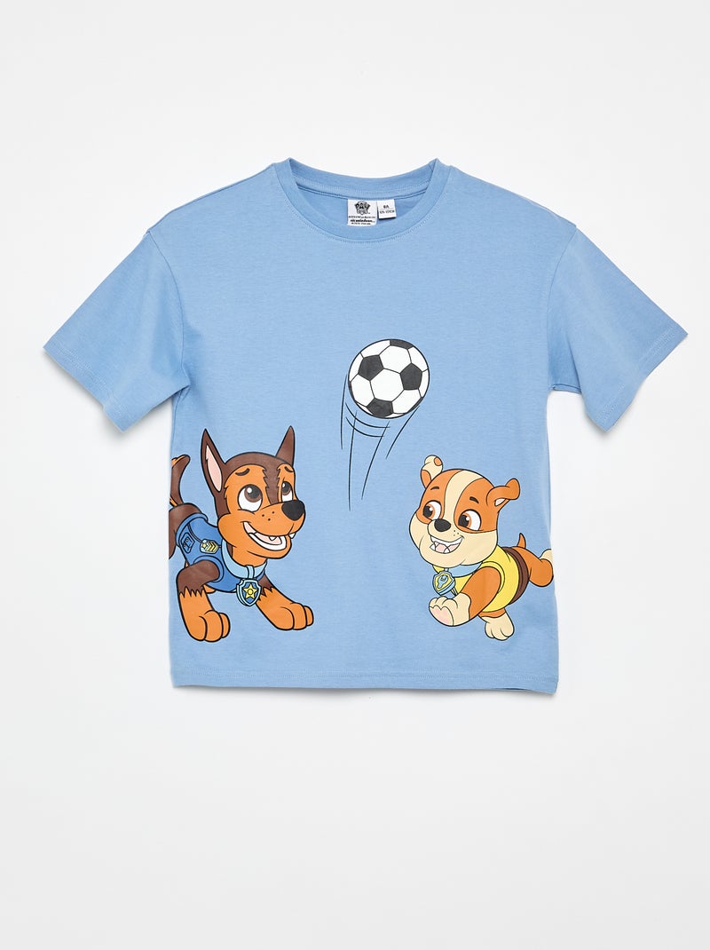 Set korte broek + T-shirt 'Paw Patrol' Blauw - Kiabi
