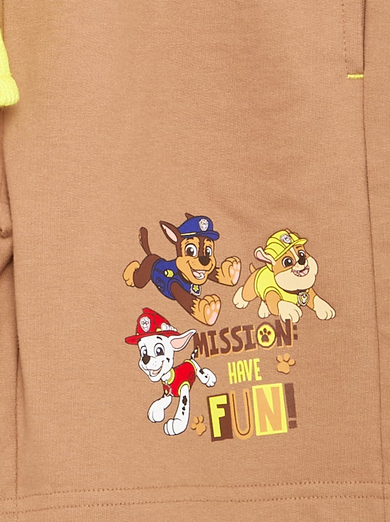 Set korte broek + T-shirt 'Paw Patrol' Wit - Kiabi