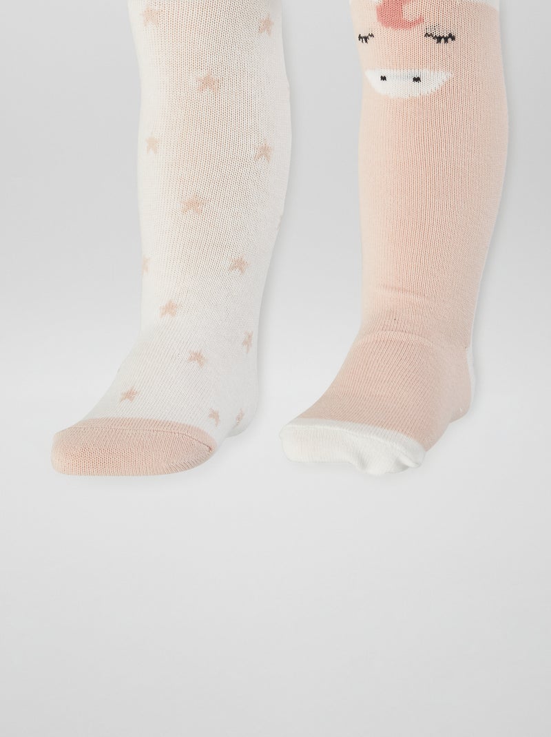 Set met 2 warme maillots ROSE - Kiabi