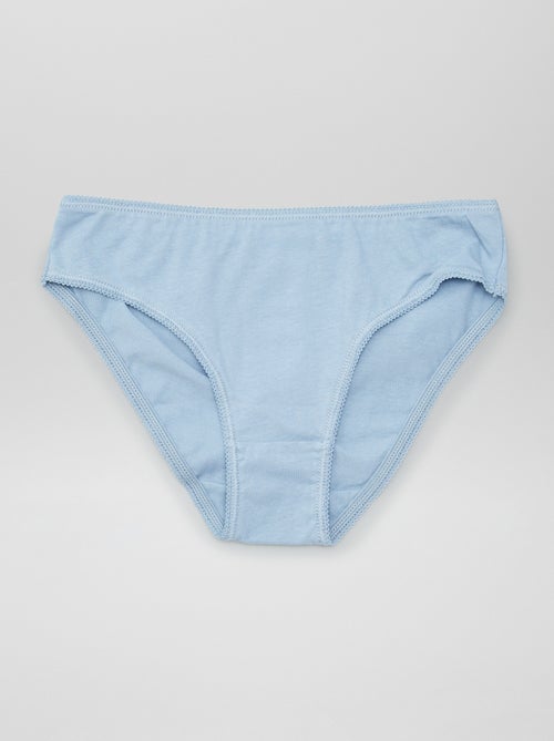 Set met 7 effen onderbroekjes - Kiabi