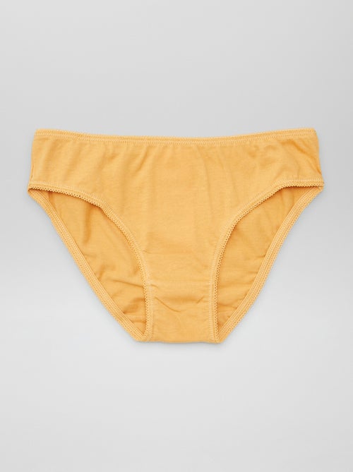 Set met 7 effen onderbroekjes - Kiabi