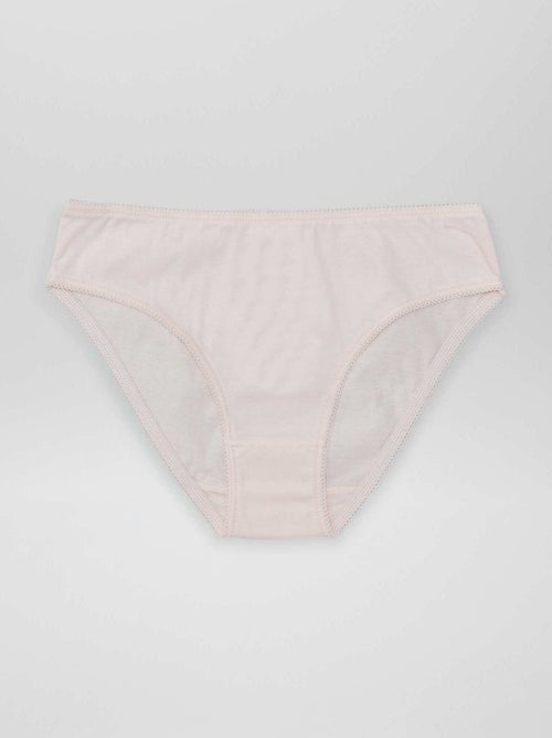 Set met 7 effen onderbroekjes - Kiabi