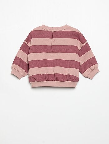 Set met bedrukte sweater + legging