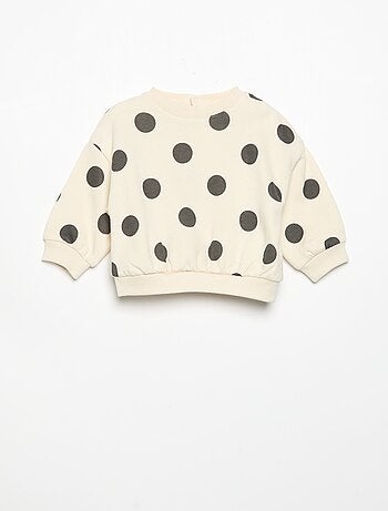 Set met bedrukte sweater + legging