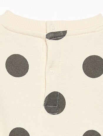 Set met bedrukte sweater + legging