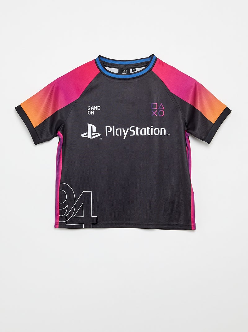 Set met bermuda en T-shirt 'PlayStation' Zwart - Kiabi