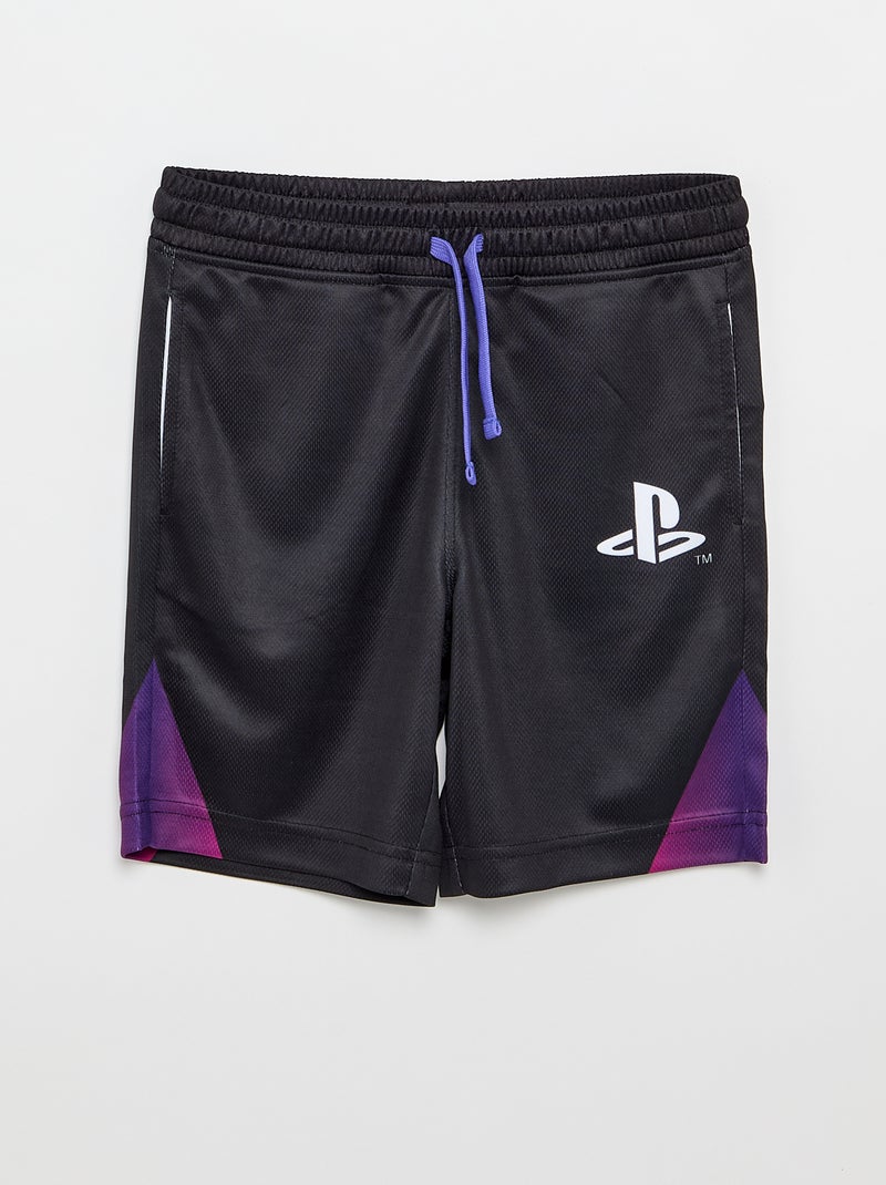 Set met bermuda en T-shirt 'PlayStation' Zwart - Kiabi