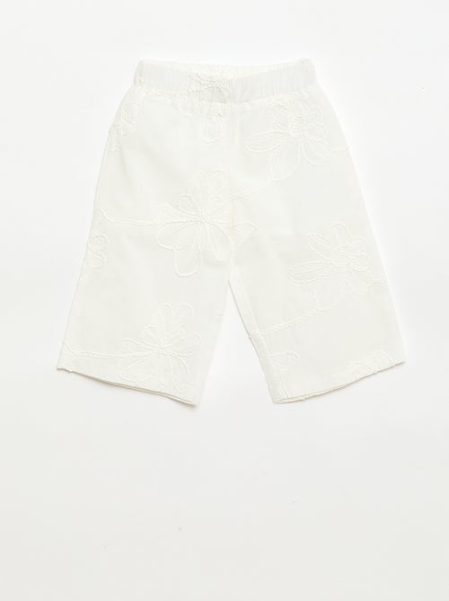 Set met blouse + broek met borduursels - 2-delig - Kiabi