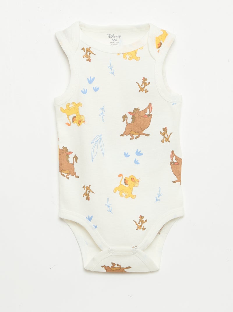 Set met body en short 'Disney' 'De Leeuwenkoning' Wit - Kiabi