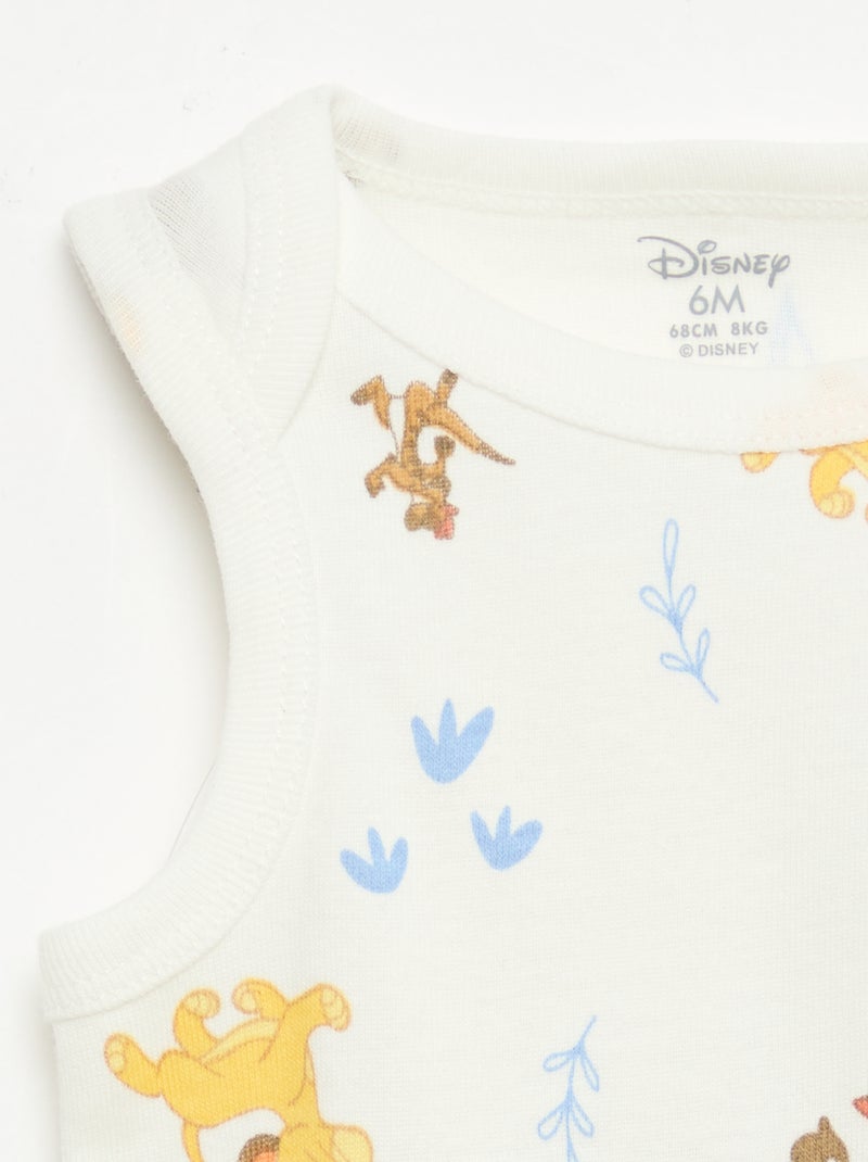 Set met body en short 'Disney' 'De Leeuwenkoning' Wit - Kiabi