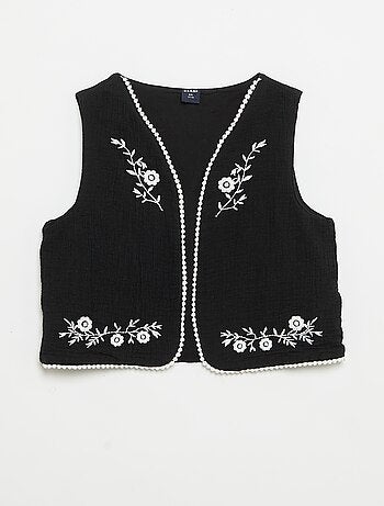 Set met débardeur + mouwloos gilet