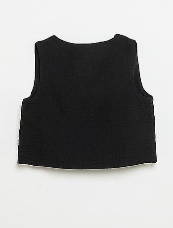 Set met débardeur + mouwloos gilet
