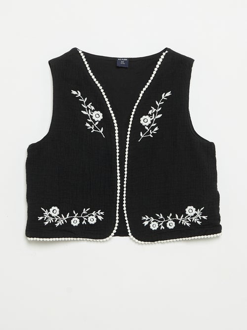 Set met débardeur + mouwloos gilet - Kiabi