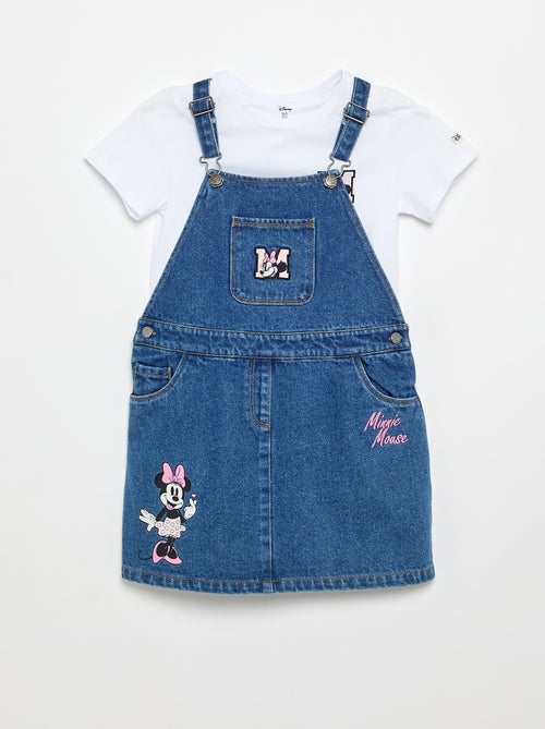 Set met denim jurk + T-shirt 'Minnie' - Kiabi