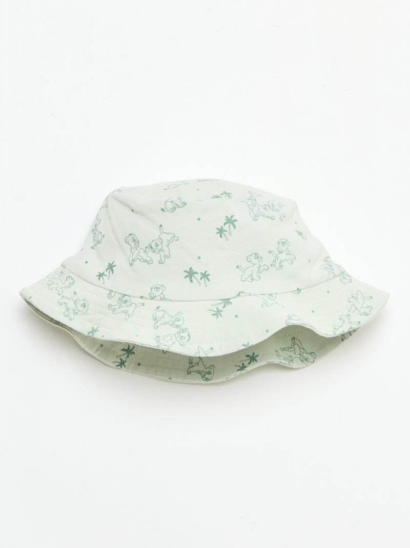 Set met 'Disney' shortjumpsuit en buckethat Groen - Kiabi