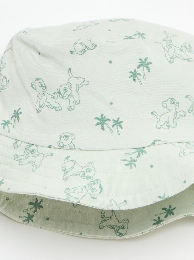 Set met 'Disney' shortjumpsuit en buckethat Groen - Kiabi