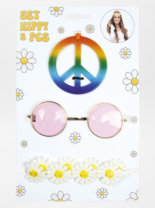 Set met hippie-accessoires - Kiabi