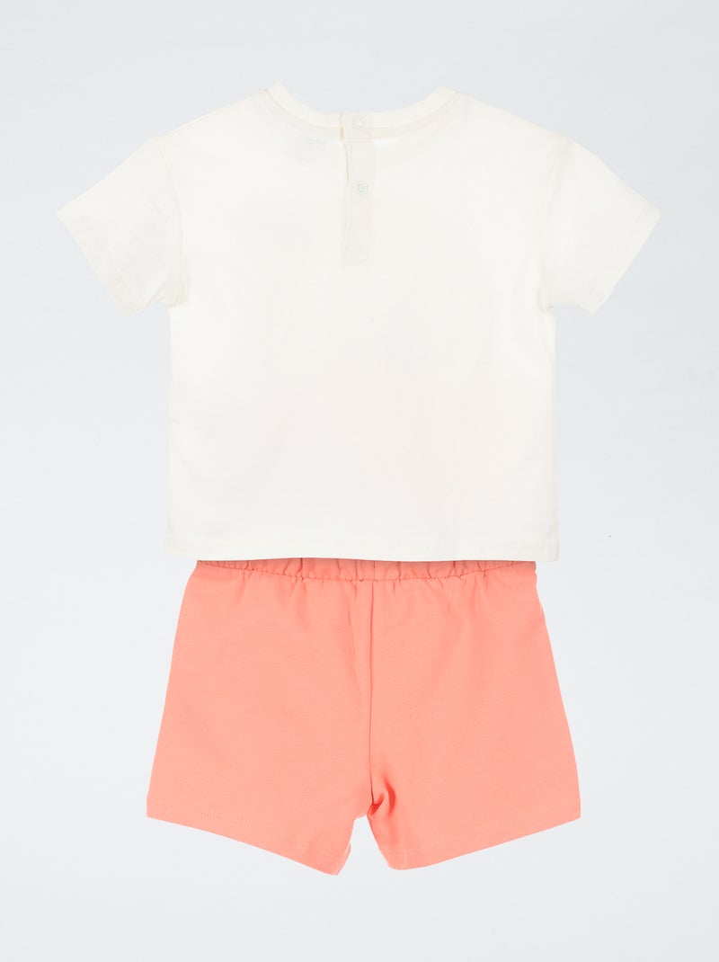 Set met korte broek en T-shirt 'Paw Patrol' - 2-delig Biege - Kiabi