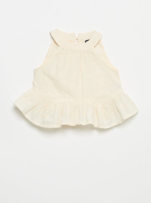 Set met mouwloze blouse en short - Kiabi Set met mouwloze blouse en short - Kiabi