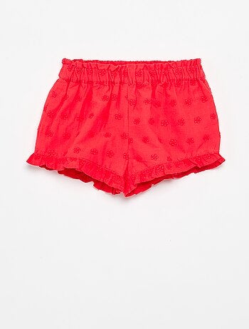 Set met mouwloze blouse en short