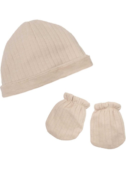 Set met mutsje en wantjes voor pasgeborenen - Kiabi