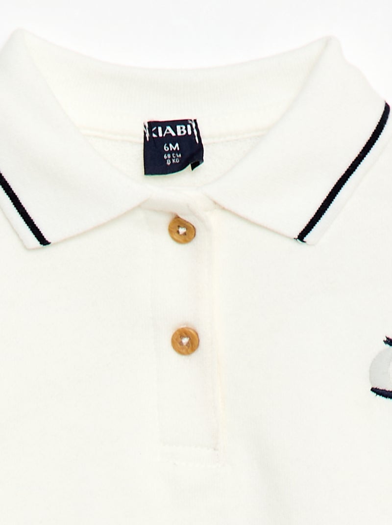 Set met polo en broek - 2-delig Wit - Kiabi