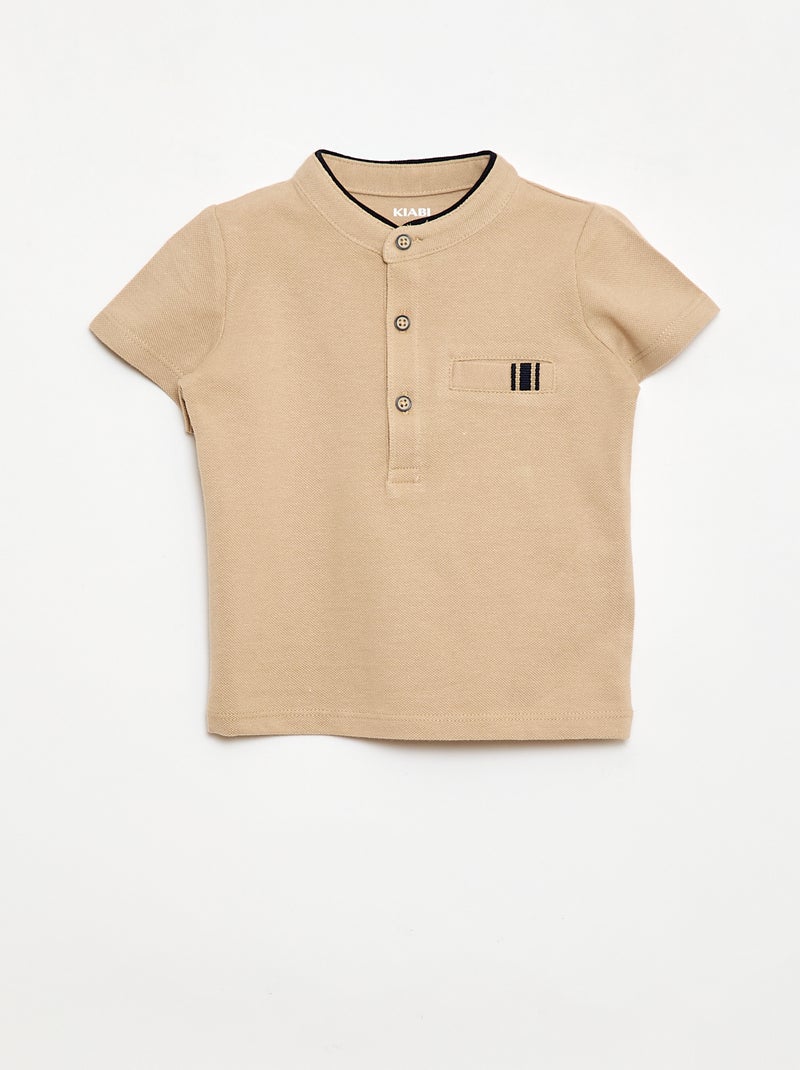 Set met polo en short - 2-delig Biege - Kiabi