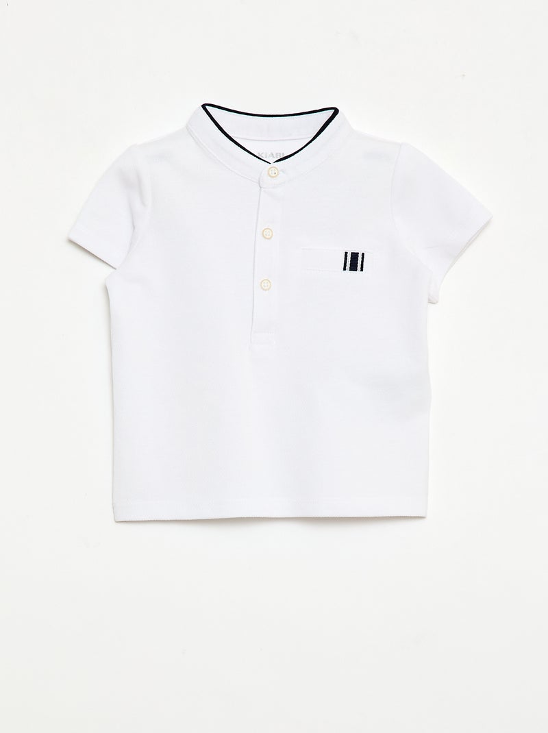Set met polo en short - 2-delig Wit - Kiabi
