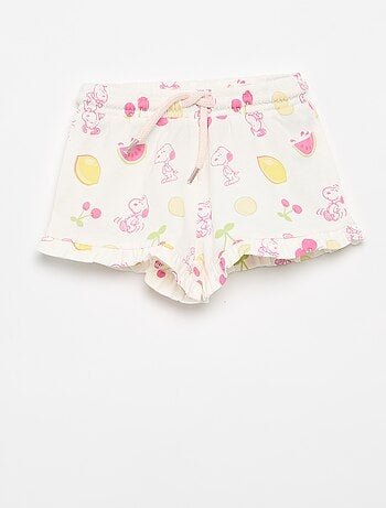 Set met short en T-shirt 'Snoopy'