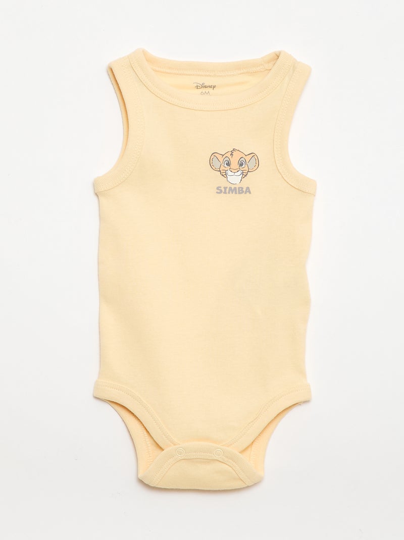 Set met slaappak en body 'Disney' 'Simba' Geel - Kiabi