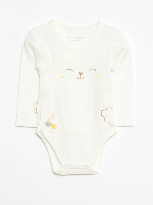 Set met slaapzak, body en knuffeldoek - 3-delig - Kiabi