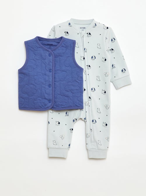 Set met slaapzak en gewatteerd vest - Kiabi