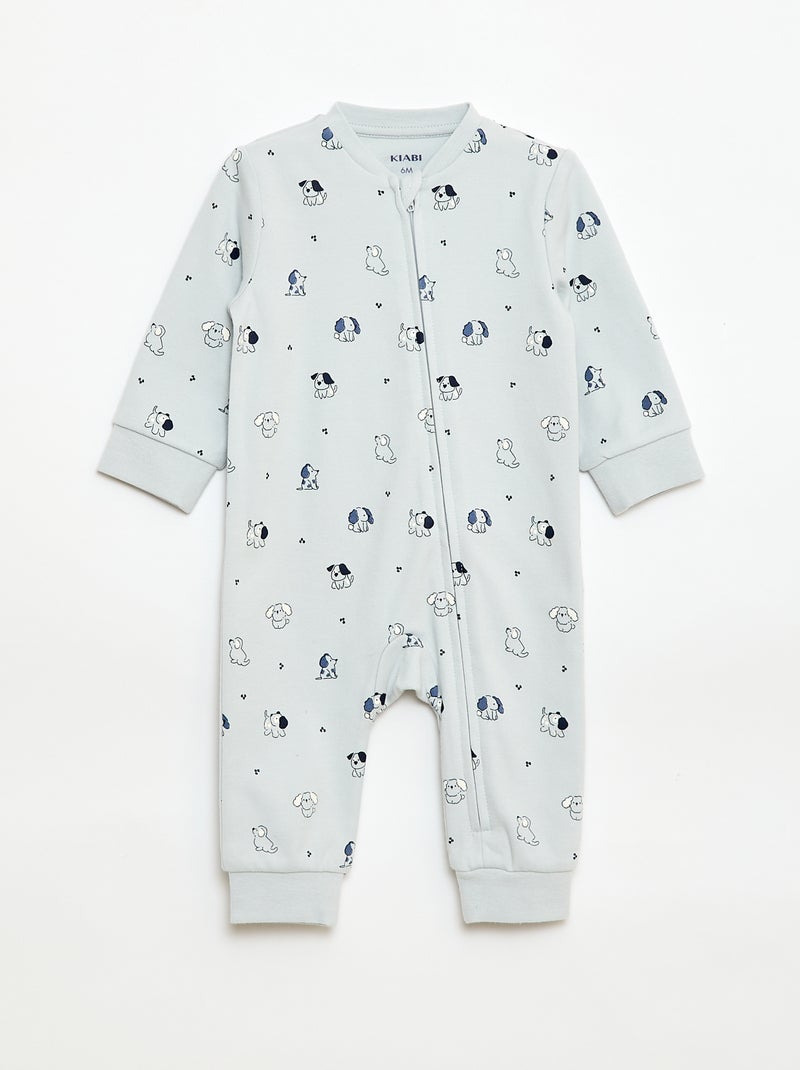 Set met slaapzak en gewatteerd vest Blauw - Kiabi