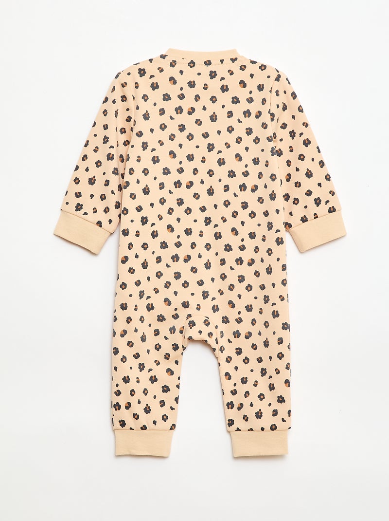 Set met slaapzak en gewatteerd vest Bruin - Kiabi