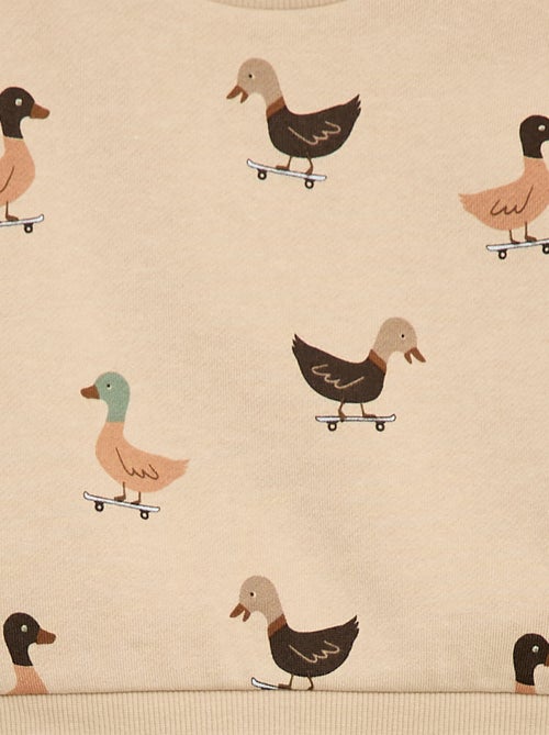 Set met sweater + sporttraining met fantasieprint - 2-delig - Kiabi