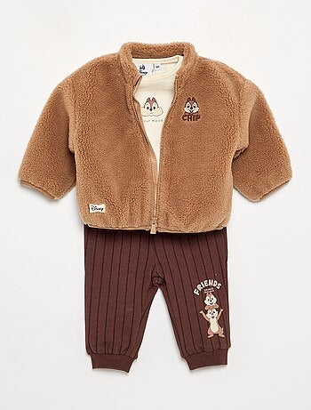 Set met sweater, T-shirt en broek 'Tic & Tac' 'Disney' - 3-delig
