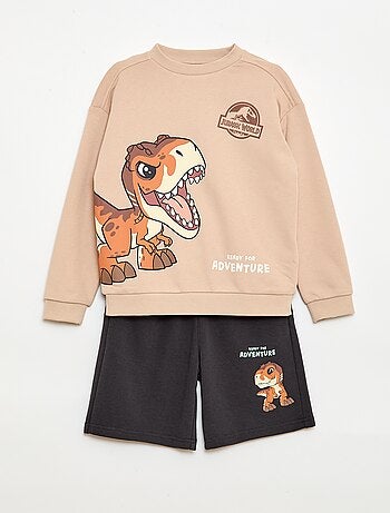 Set met sweatshirt en short 'Jurassic World' - 2-delig