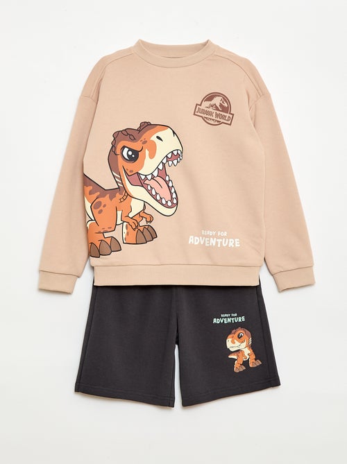 Set met sweatshirt en short 'Jurassic World' - 2-delig - Kiabi