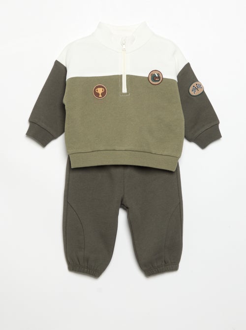 Set met sweatshirt en sporttraining - Kiabi