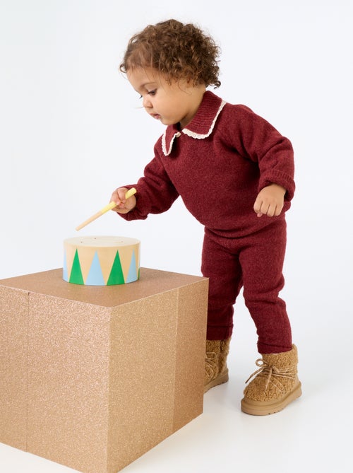 Set met sweatshirt + legging van jerseytricot - 2-delig - Kiabi
