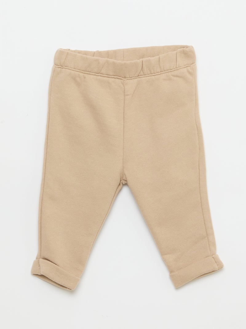 Set met T-shirt + broek - 2-delig Biege - Kiabi