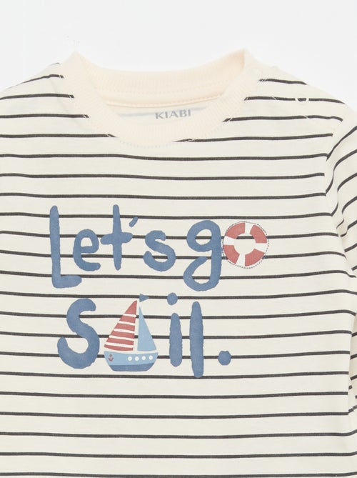 Set met T-shirt + broek - 2-delig - Kiabi