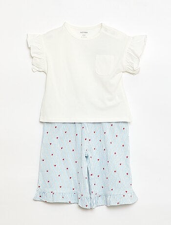 Set met T-shirt + broek - 2 zakken