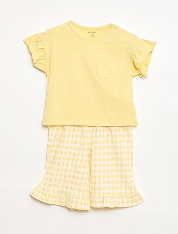 Set met T-shirt + broek - 2 zakken