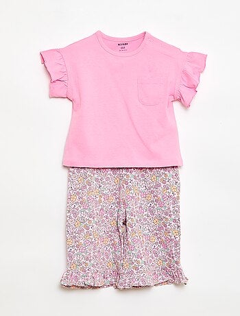 Set met T-shirt + broek - 2 zakken