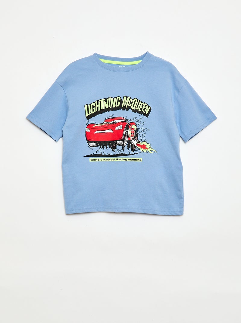 Set met T-shirt en bermuda 'Cars' 'Disney' 'Pixar' - 2-delig Blauw - Kiabi