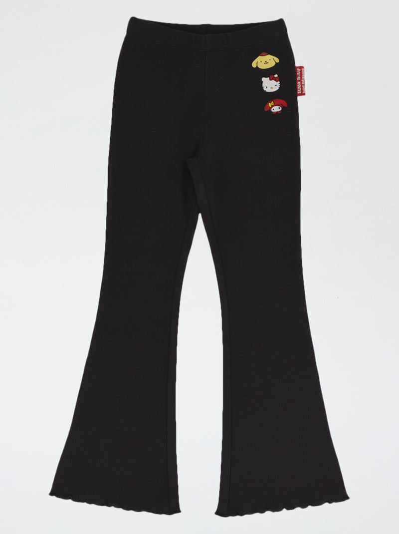 Set met T-shirt en flare legging 'Hello Kitty' - 2-delig Wit - Kiabi